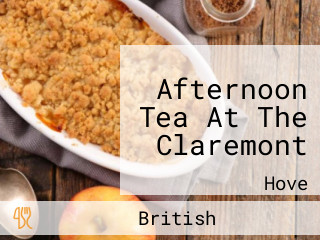 Afternoon Tea At The Claremont