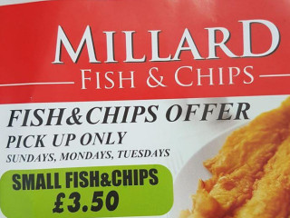 Millard Fish Chips- Usa Chicken