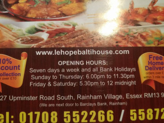 Le Hope Balti House