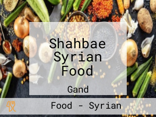 Shahbae Syrian Food