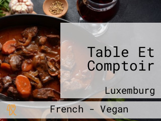 Table Et Comptoir