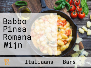 Babbo Pinsa Romana Wijn