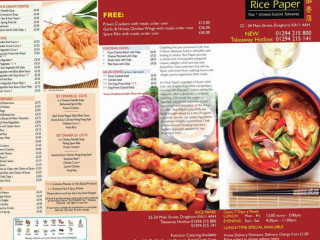 Ricepaper Thai Chinese Takeaway Home Delivery