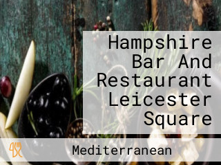 Hampshire Bar And Restaurant Leicester Square