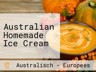 Australian Homemade Ice Cream