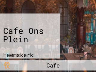 Cafe Ons Plein