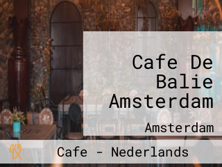 Cafe De Balie Amsterdam