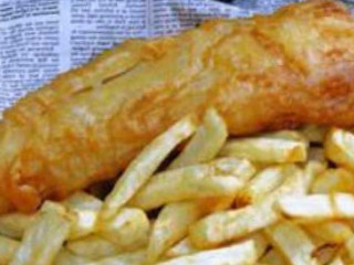 Black And White Fish And Chips Takeaway
