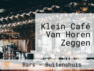 Klein Café Van Horen Zeggen