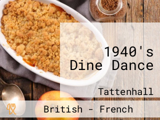 1940's Dine Dance