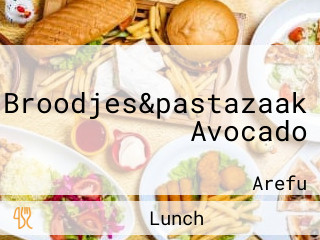 Broodjes&pastazaak Avocado