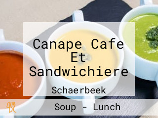 Canape Cafe Et Sandwichiere