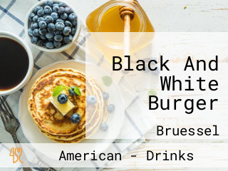 Black And White Burger