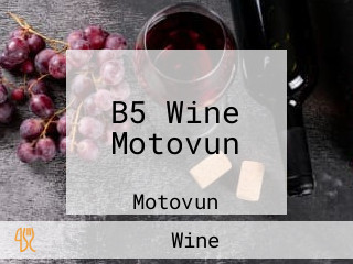 B5 Wine Motovun