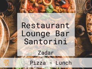 Restaurant Lounge Bar Santorini