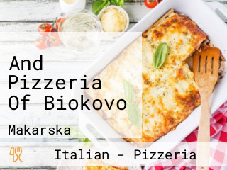 And Pizzeria Of Biokovo