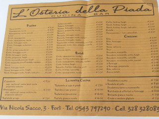 L'osteria Della Piada