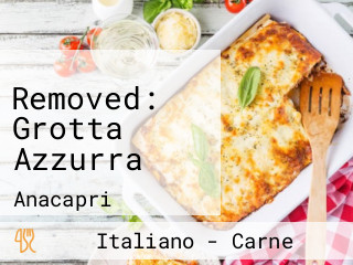 Removed: Grotta Azzurra