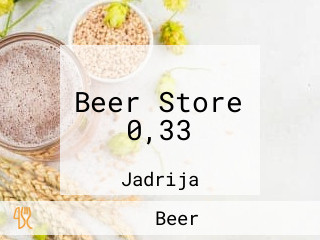 Beer Store 0,33