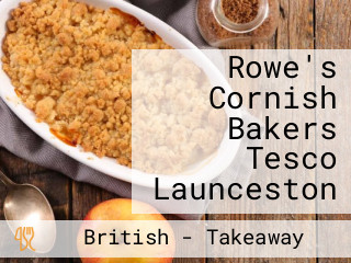 Rowe's Cornish Bakers Tesco Launceston