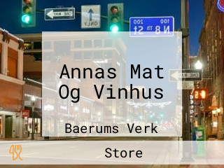 Annas Mat Og Vinhus