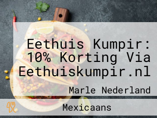 Eethuis Kumpir: 10% Korting Via Eethuiskumpir.nl