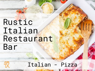 Rustic Italian Restaurant Bar