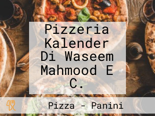 Pizzeria Kalender Di Waseem Mahmood E C.