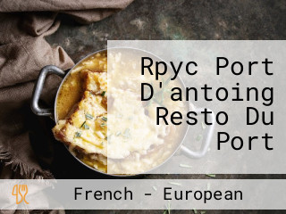 Rpyc Port D'antoing Resto Du Port