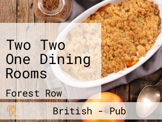 Two Two One Dining Rooms