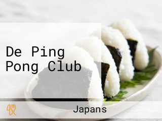 De Ping Pong Club