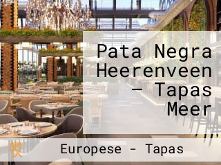 Pata Negra Heerenveen — Tapas Meer