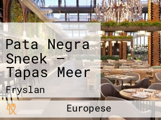 Pata Negra Sneek — Tapas Meer