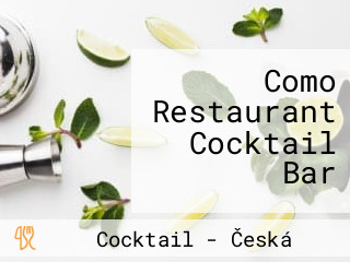 Como Restaurant Cocktail Bar