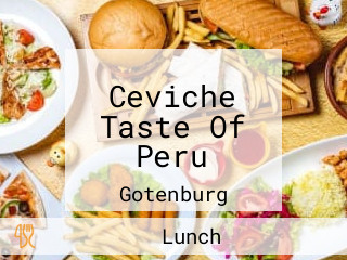 Ceviche Taste Of Peru