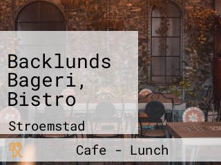 Backlunds Bageri, Bistro