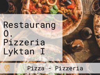 Restaurang O. Pizzeria Lyktan I Arsta Centrum