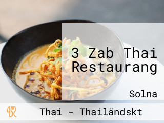 3 Zab Thai Restaurang