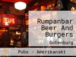 Rumpanbar Beer And Burgers