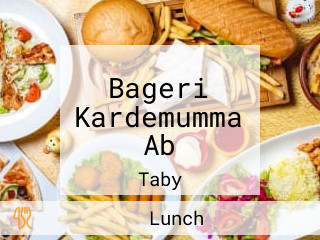 Bageri Kardemumma Ab