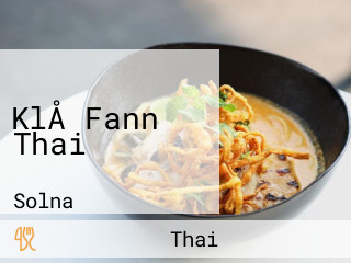 KlÅ Fann Thai