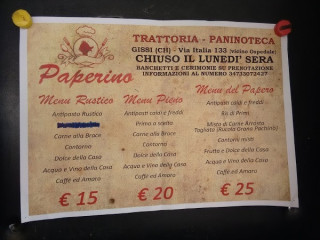 Trattoria Pizzeria Paperino