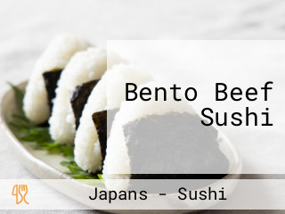 Bento Beef Sushi