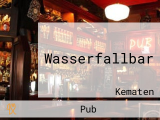 Wasserfallbar