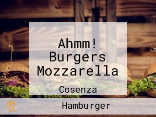 Ahmm! Burgers Mozzarella