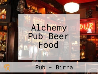 Alchemy Pub Beer Food