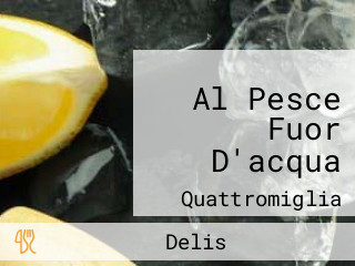 Al Pesce Fuor D'acqua