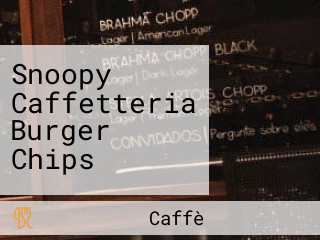 Snoopy Caffetteria Burger Chips