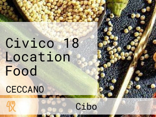 Civico 18 Location Food