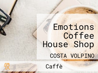 Emotions Coffee House Shop